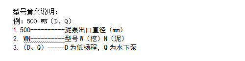 河南WN(Q)型系列挖泥泵性能及结构特点